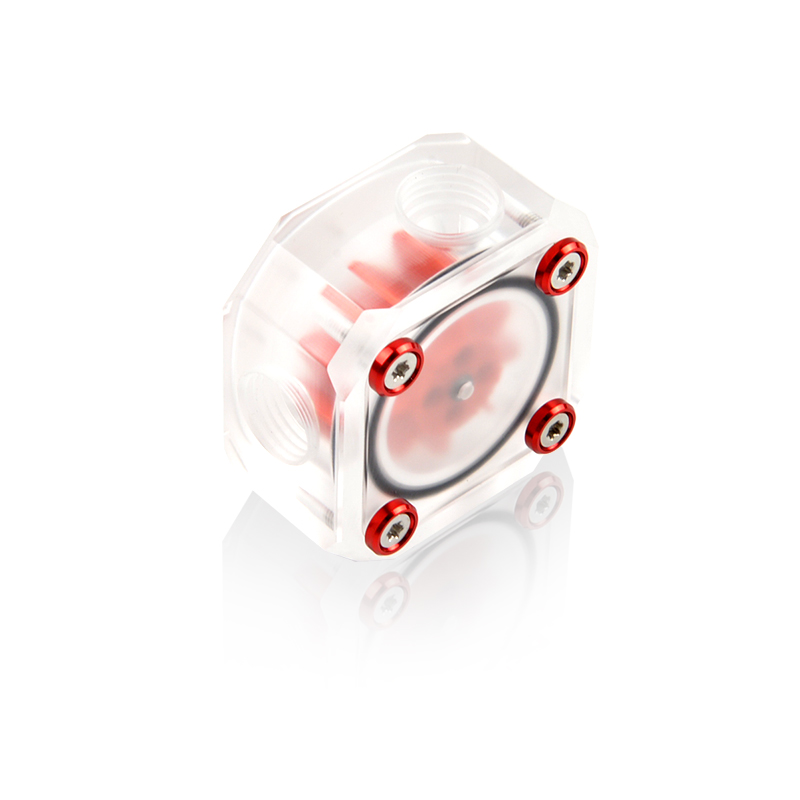 Syscooling acrylic fitting water cooling water flow meter indicator for